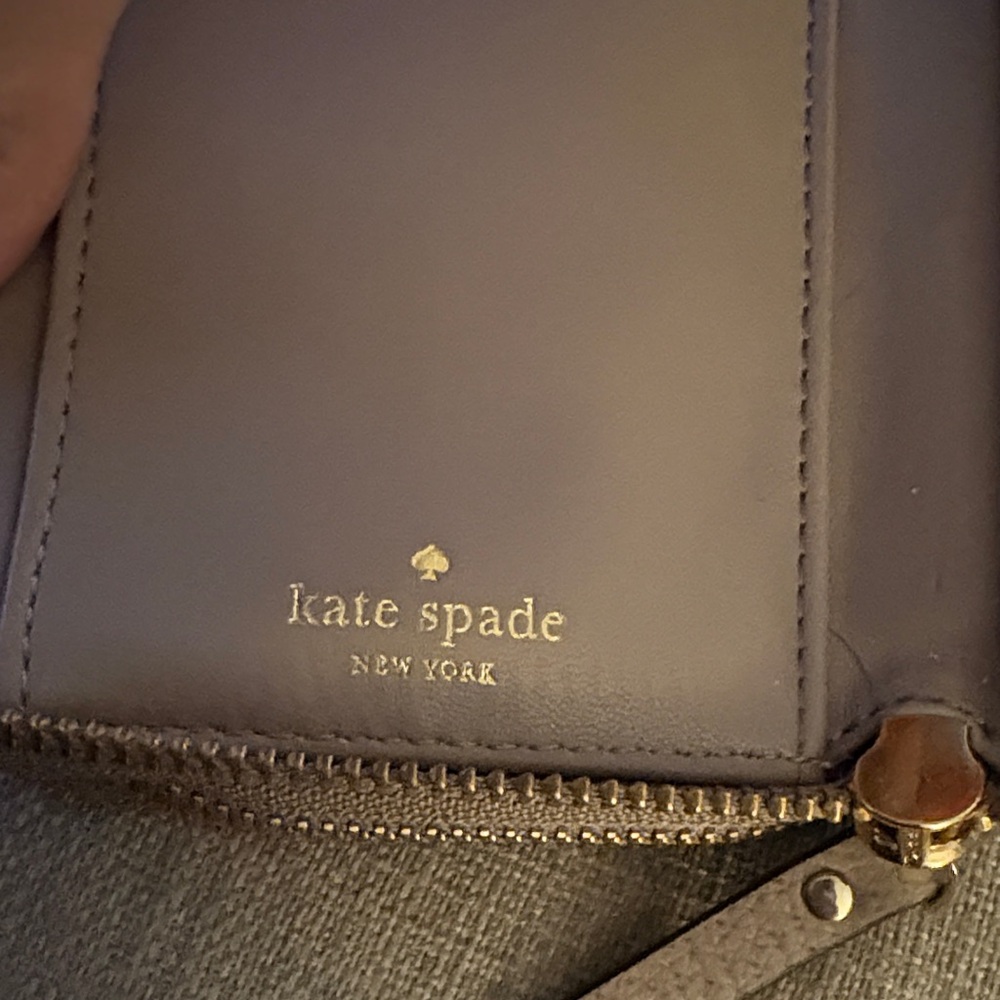 Kate Spade Taupe Wristlet Wallet - Picture 7 of 9